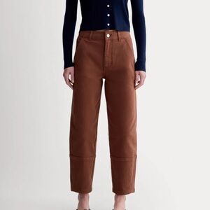 Everlane Utility Barrel Pant - Toasted Coconut (camel) - Size 2